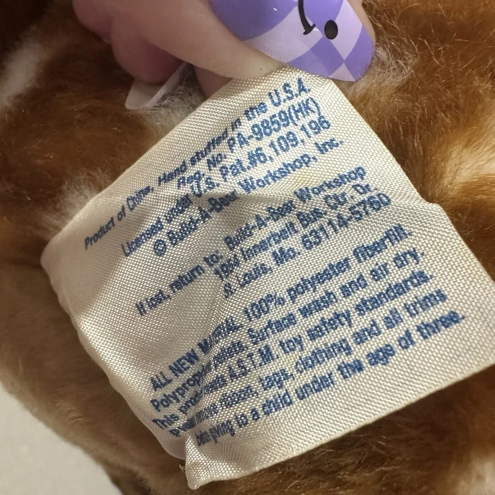 2003 Reindeer Holiday Build a Bear Plush BAB Spotted Limited Edition - Picture 10 of 14